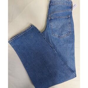 Old Navy OG Loose High‎ Rise Distressed Ripped Jeans Womens Size 2
